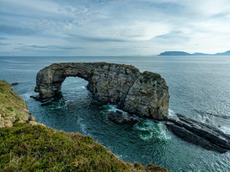 The Great Pollet Sea Arch, Donegal County, Ireland.